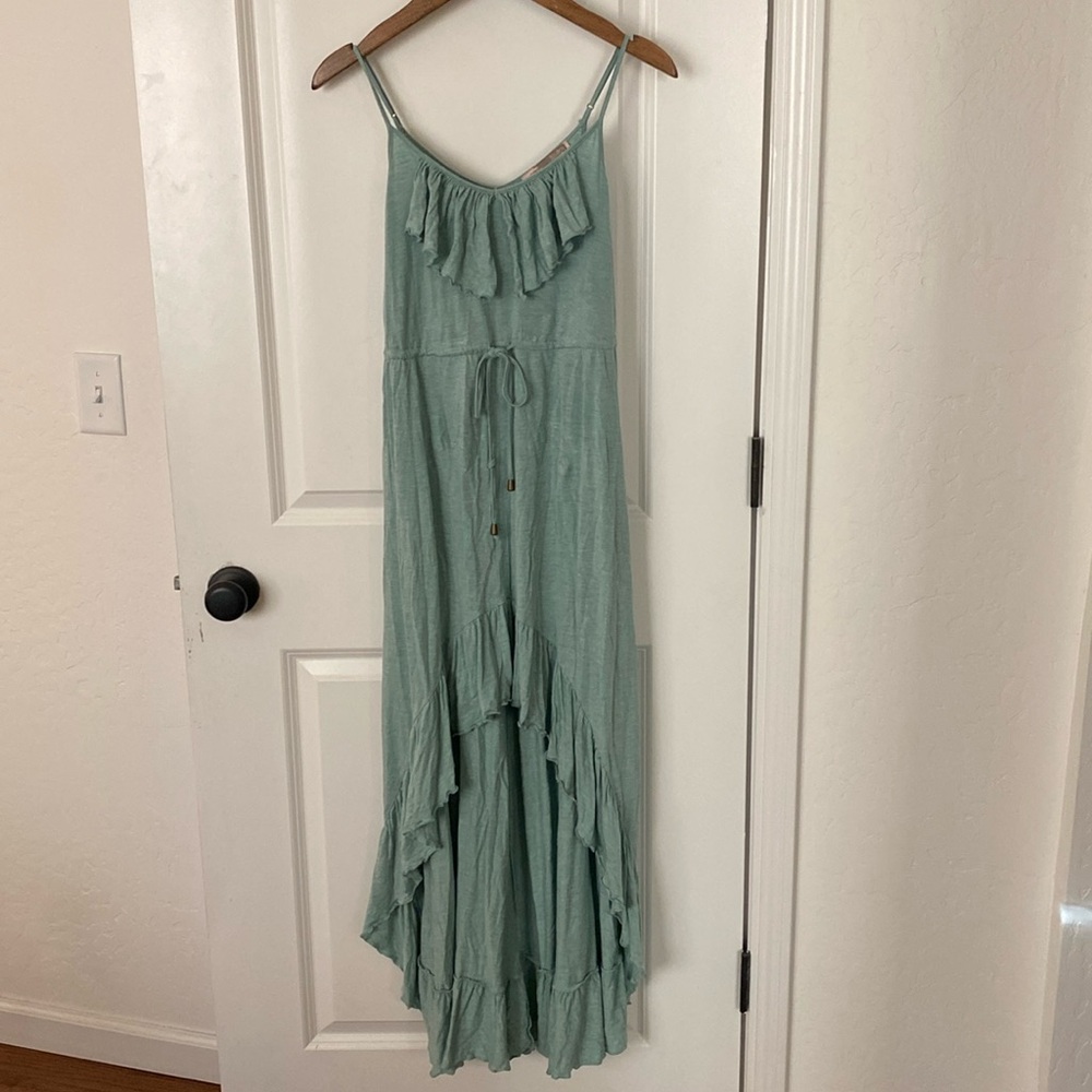 Love 21 hi low dress. Heathered aquamarine color. Size XS